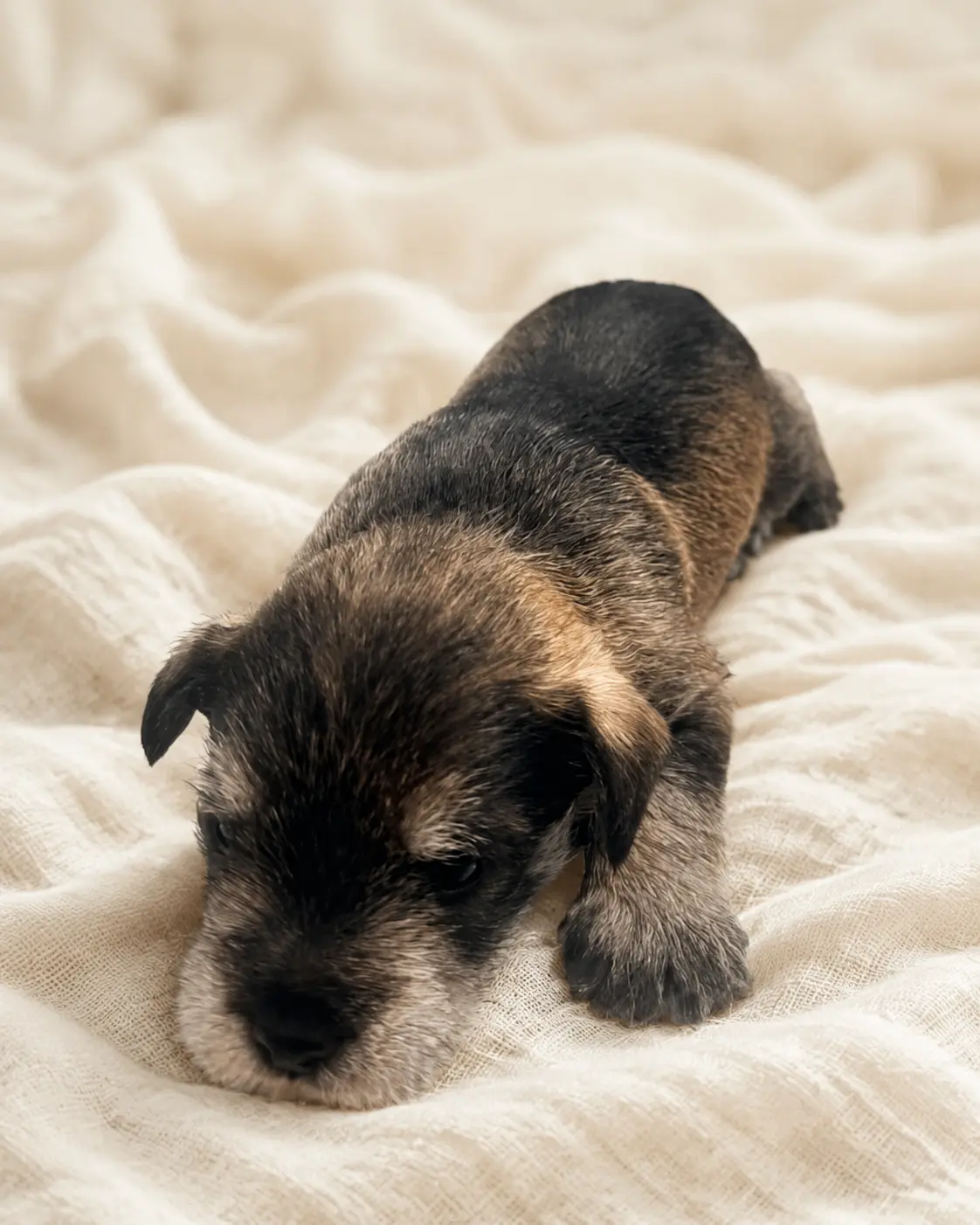 Kevin — Male · salt & pepper mini schnauzer